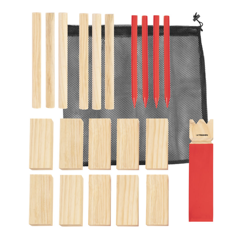 Stake and Marker Kubb Set