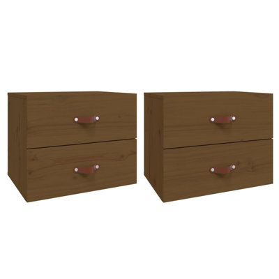 Uckfield 50cm W Solid Wood Bedside Table