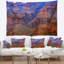 Tapisserie paysage bleu et rouge-28488019
