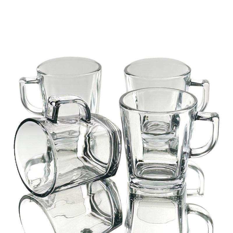 Ensemble de grandes tasses carrées 10 oz Vanderveldt, Ensemble de 12