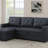 Convertible Upholstered Sectional Sofa with Pull-out Chaise-102484760-102484761