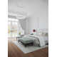 Mystic Single Light Metal Dimmable Chandelier