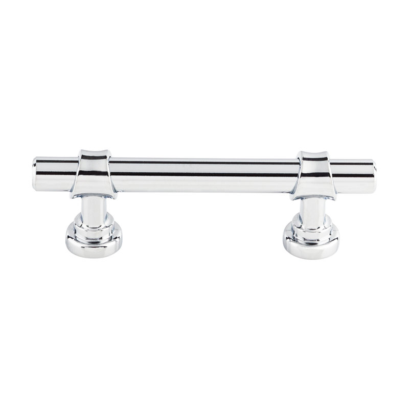 Bit 3" Center to Center Bar Pull, Polished Chrome, 3" Center to Center
