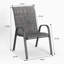 Ensemble de 2 fauteuils d'extérieur empilables de patio H 37 "(ensemble de 2)-460916054