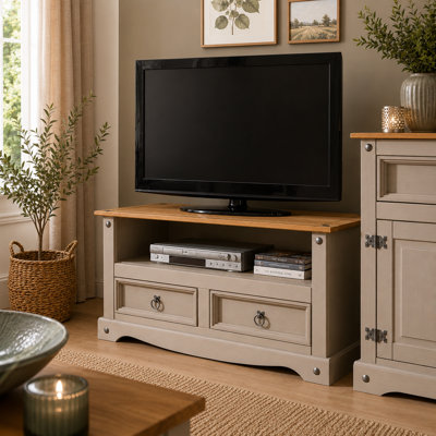 Crosspointe TV Stand for TVs up to 50" Solid Pine