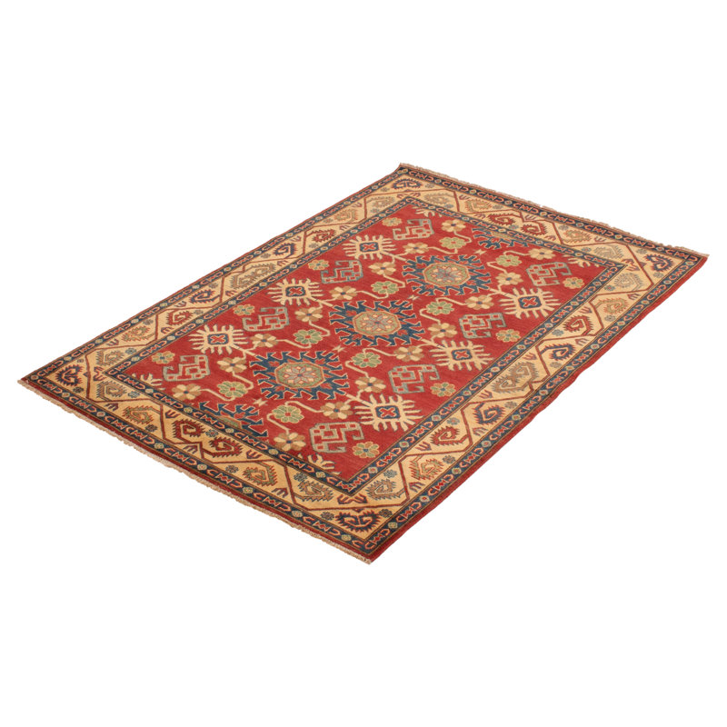 Tapis rouge foncé Finest Ghazni 5 pi 0 po x 6 pi 8 po