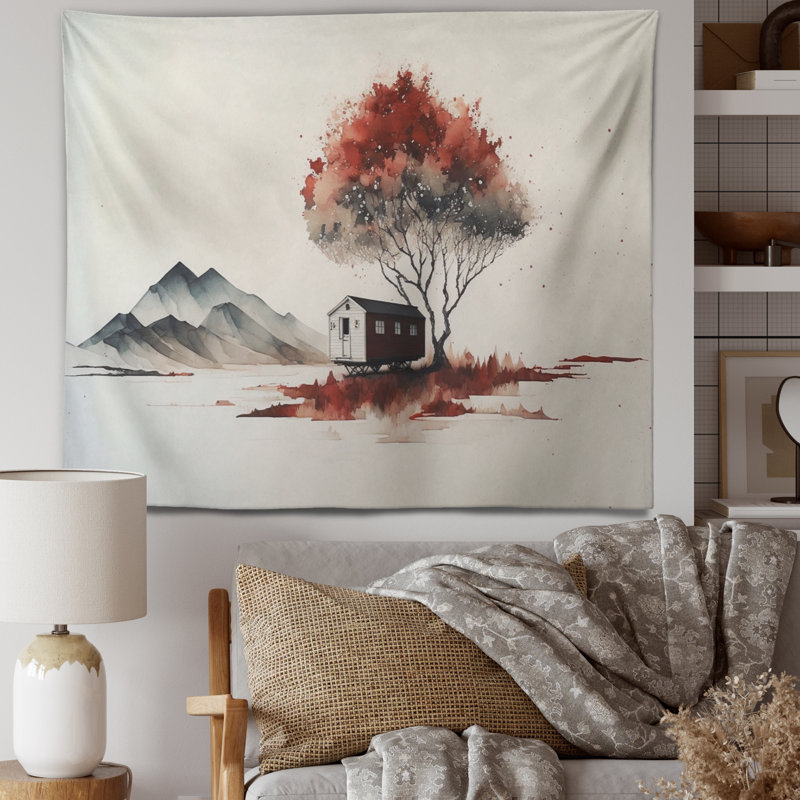 Tapisserie «Polyester» par a Little Countryhouse I, H 32 po x l 39 po