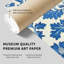 «Botanical William Morris Blue Botanical II», reproduction d'art classique sans cadre-154591737