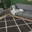 Myshaggy Collection Rugs Diamond Design in Dark Grey-160187970