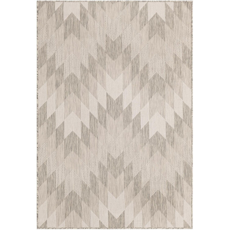 Aucun tapis gris Nykeia, Rectangle 4 pi 1 po x 6 pi 1 po