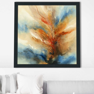 Citrina I K.Nari - peinture sur toile à cadre flottant