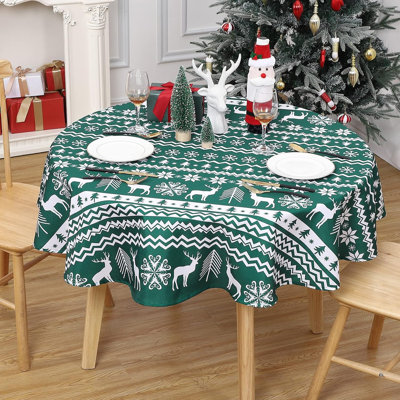 Akuila Round Chevron Tablecloth