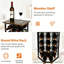 Wine Bottle Rack Brown