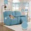 Housse pour causeuse inclinable avec console centrale 4 pièces Tiba-803388228