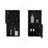 Medicine Cabinet Florence, Bathroom, Black-256711651