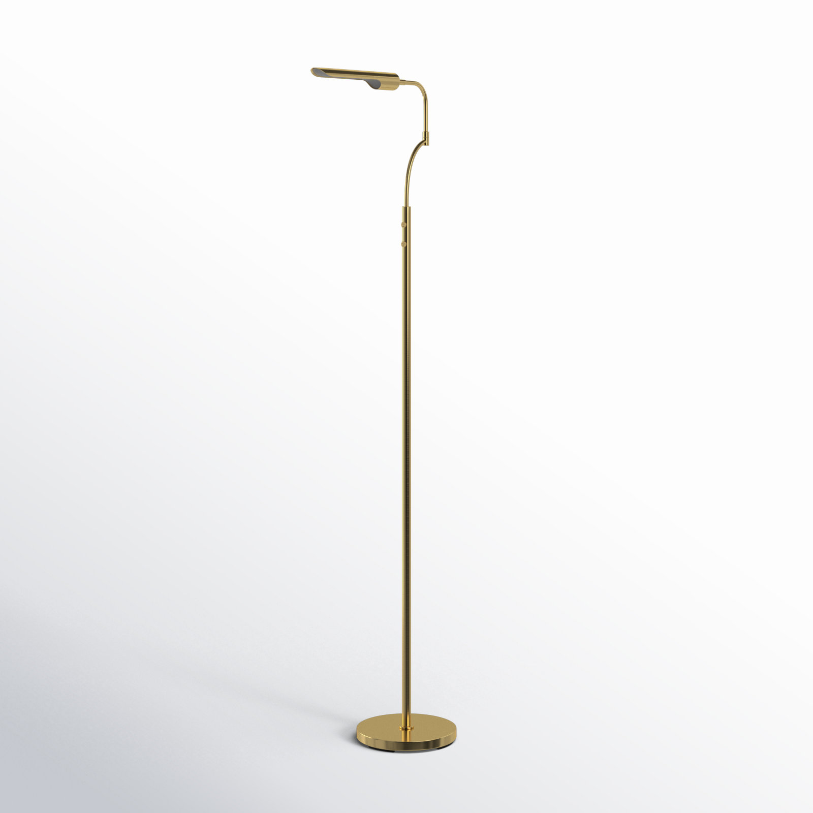 Mariner 66 " Dimmable and Smart-Enabled Floor Lamp, Antique Brass