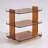 23.6" Modern 3-Tier Acrylic Bar Cart