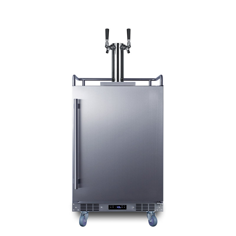 Summit Appliance 5.6 Cubic Feet Stainless Steel Outdoor Dual Tap with