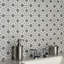 Twenties Mini Circle 4" x 4" Ceramic Patterned Wall & Floor Tile