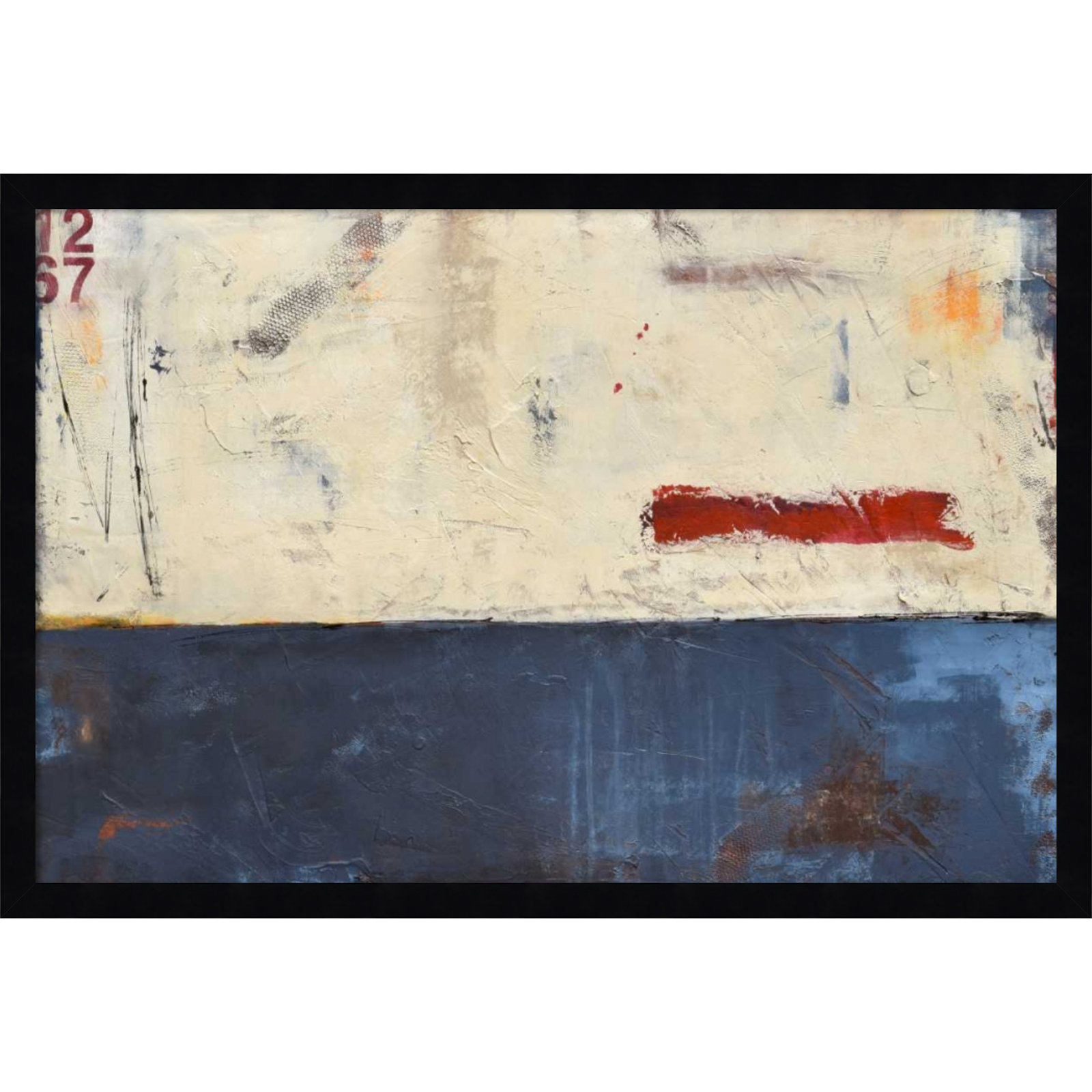 Label 1267 Print by Erin Ashley, Black, 17" H x 25" W