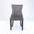 Friedhard Upholstered Wing-Back Dining Chair with Backstitching Nailhead Trim and Solid Wood Legs,Set of 2-189185872
