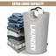 Fabric Laundry Basket with Handles-1345823920