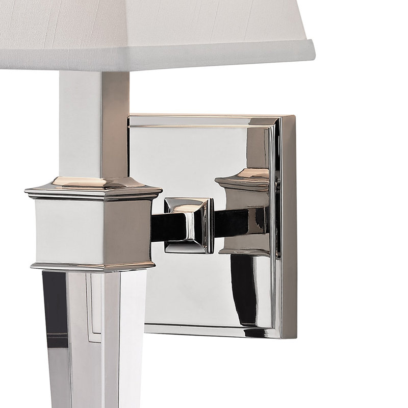 Ruskin 1 - Light Wallchiere, Polished Nickel