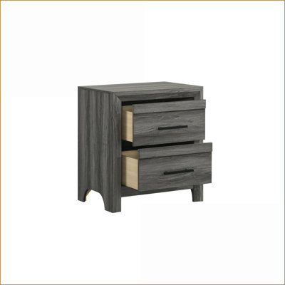 Table de chevet 2 tiroirs Modern
