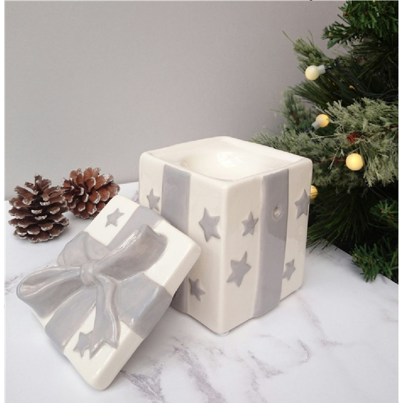 Ceramic Tabletop Wax Warmer, Grey