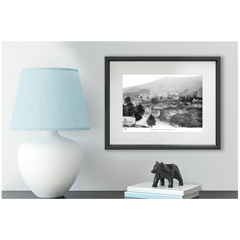 Bradwell, The Village 1919 - Single Picture Frame Print, 40cm H x 50cm W x 2.3cm D
