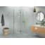 Halo 57 in. x 34 in. x 78 in. 90-degree Fully Frameless Glass Hinged Shower Enclosure-45610251