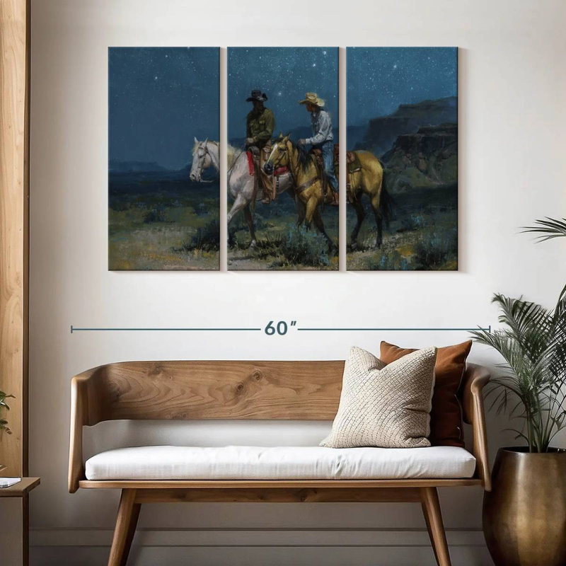Lelar Night Riders, 32" H x 50" W