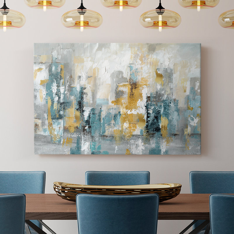City Views II -Gallery Wrapped Cavas, 18" H x 27" W