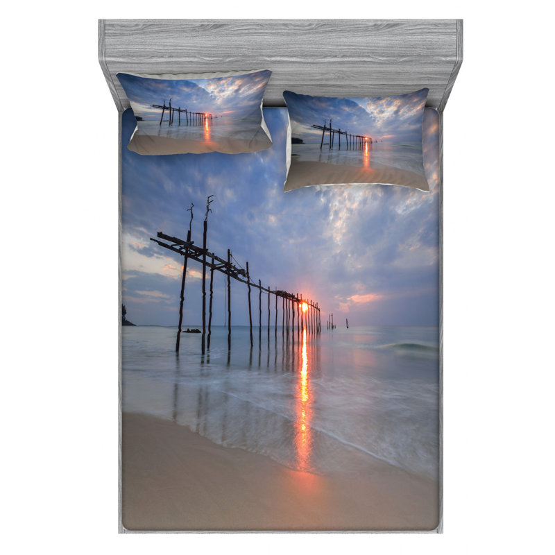 Microfiber Sheet Set, Full Sheet Set with Fitted Sheet