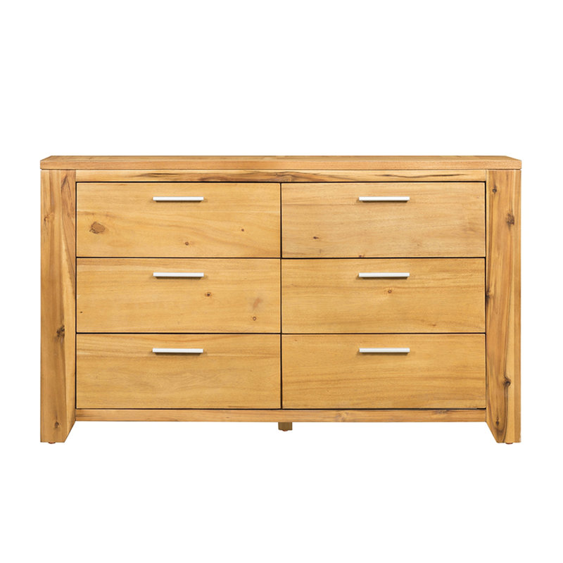 Commode 6 tiroirs 53 x 17 x 31,5 po