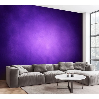 Wall Mural Peel and Stick Wallpaper Purple Self-Adhesive Removable Contact Paper Wall Decor for Living Room Bedroom 100"H x 144"W