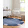 Tapis bleu clair Sahna