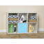 Organisateur de tablettes de rangement à 6 cubes - Bois blanc - Bibliothèque empilable pour placard, chambre à coucher ou bureau, assemblage facile, vertical ou horizontal
