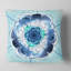 Coussin à imprimé floral bleu et mauve-29463023-29463020
