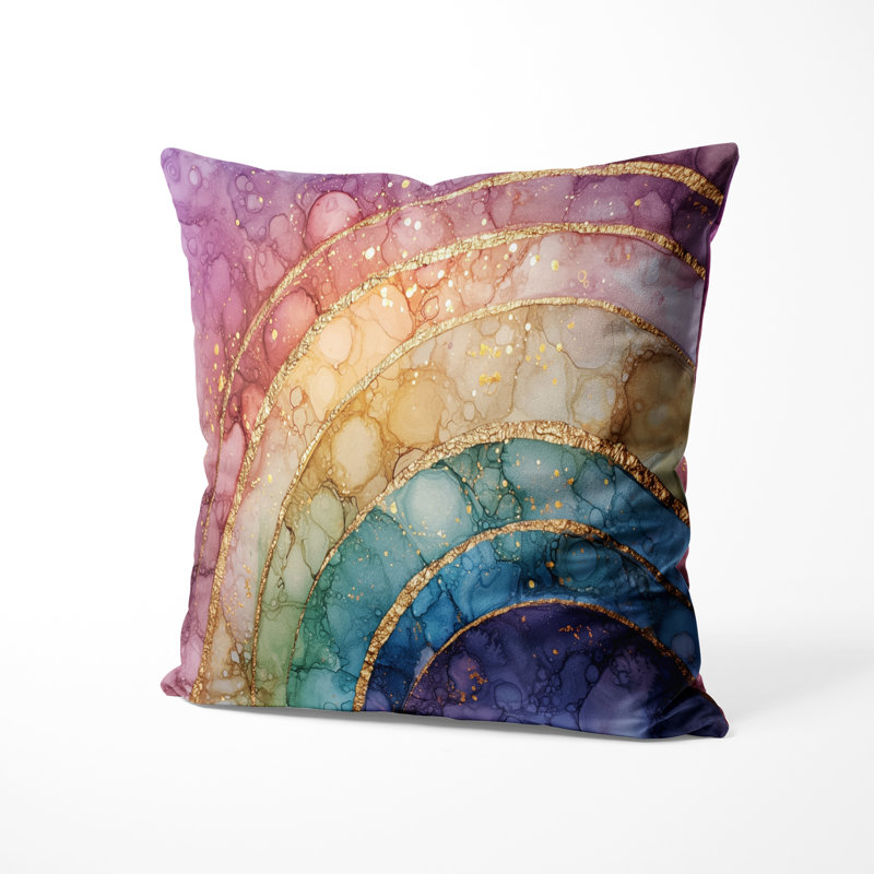 Coussin Rainbow, H 20 po x l 20 po