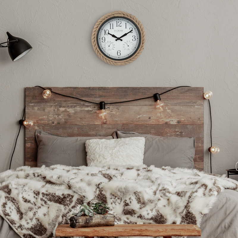 La Crosse Rope 14" Quartz Wall Clock