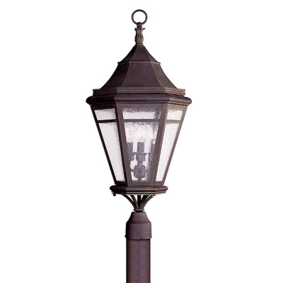 Morgan Hill 13" 3-Light Exterior Post