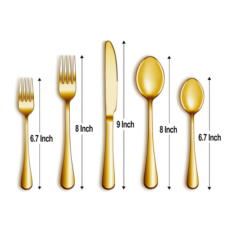 Mercer41 Joncarlo Stainless Steel Flatware Set - Service for 8