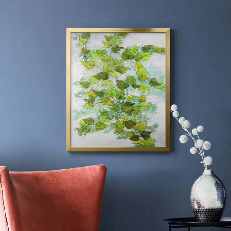 Toile encadrée Ivy Premium - prête à être accrochée, Or, H 24 po x l 20 po