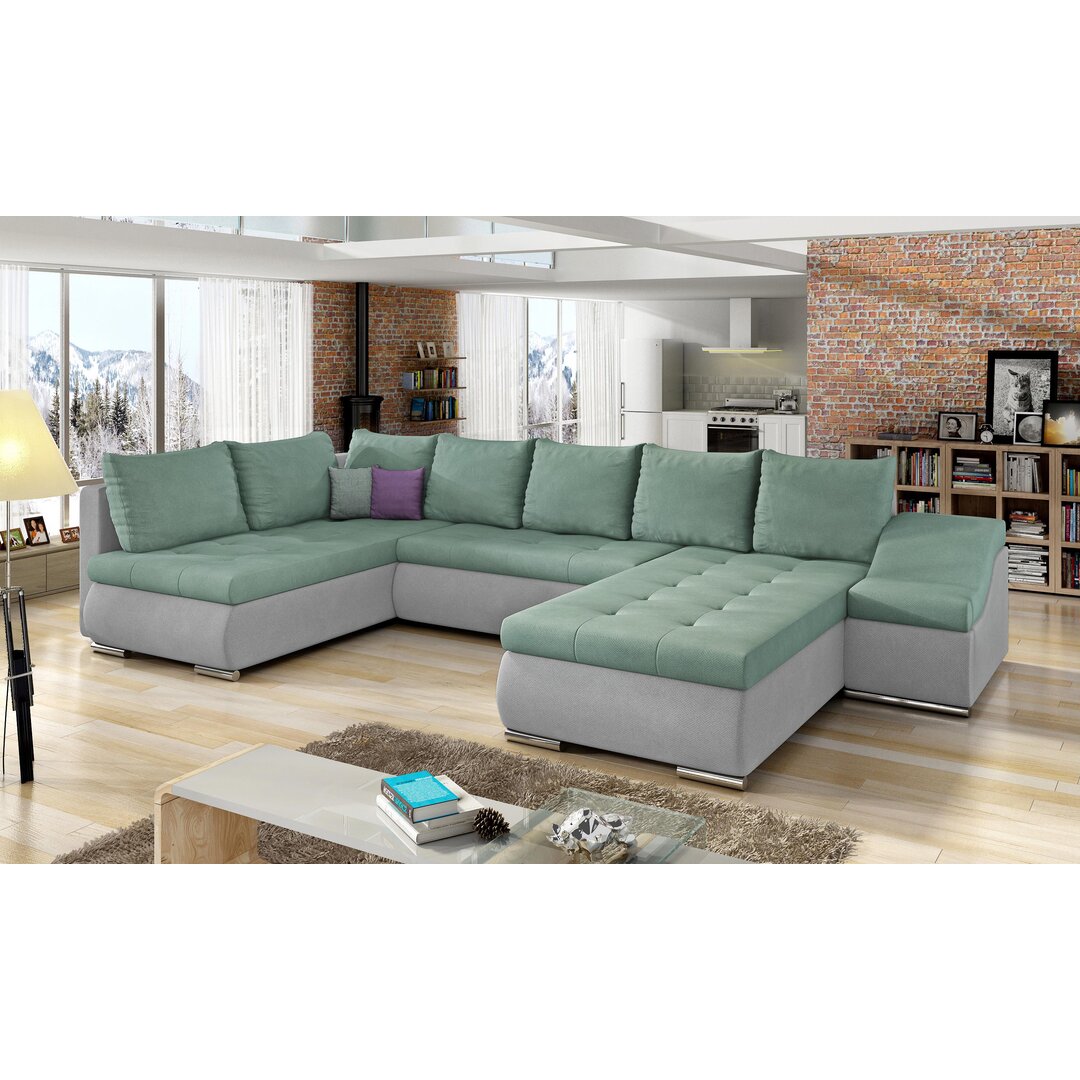 Ecksofa Garnes mit Bettfunktion