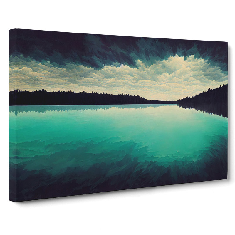 Forest Lake - Wrapped Canvas, 40cm H x 60cm W x 3cm D