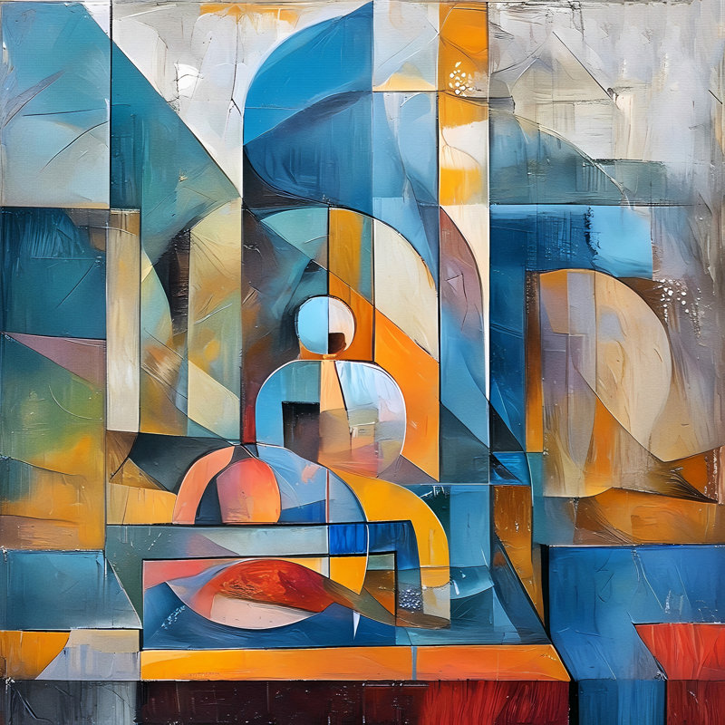 Geometric Rule, 24" H x 24" W