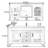 American retro style rest room bathroom cabinet-111166911