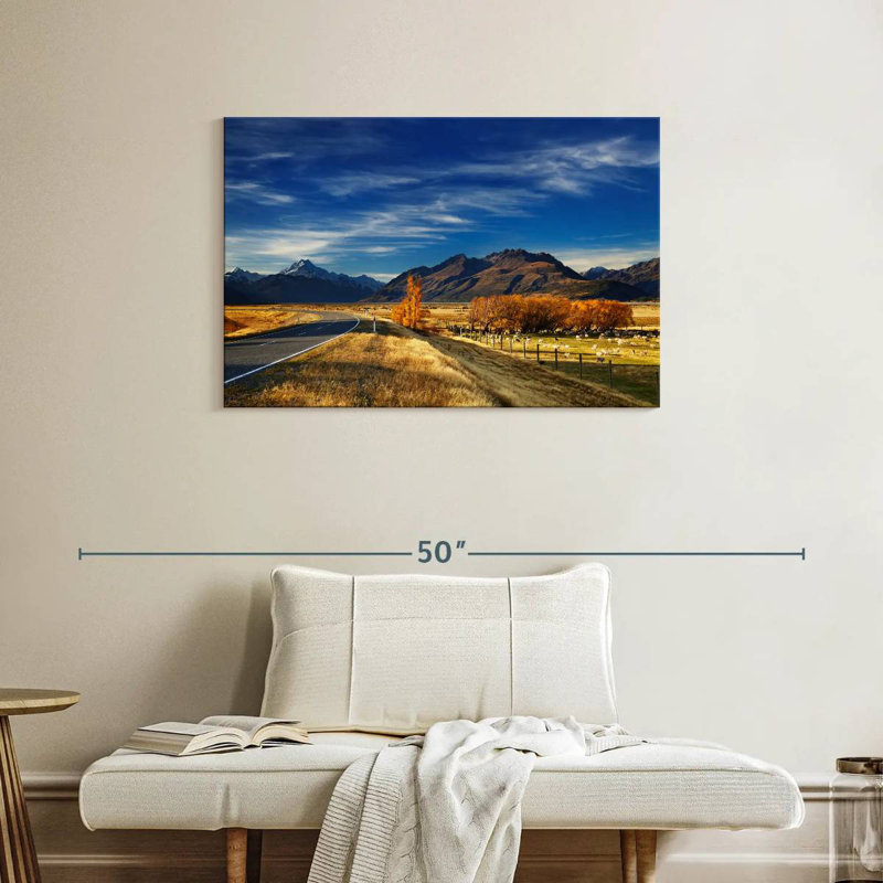 Paysage de ferme Alvord Canterbury, H 24 po x l 36 po