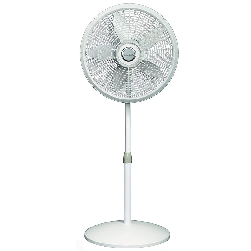 Lasko 18" Oscillating Pedestal/Standing Fan, White